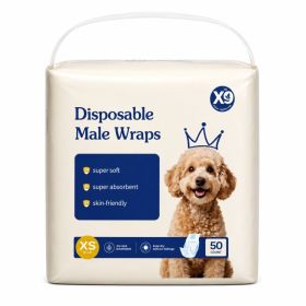 Disposable Male Dog Wraps (Option: XS)