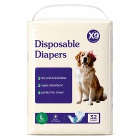 Disposable Female Dog Diapers (Option: L)